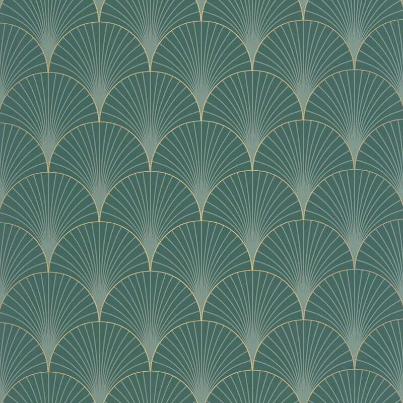 Design tapéta boltív mintával zöld 105267129 (Elegance)