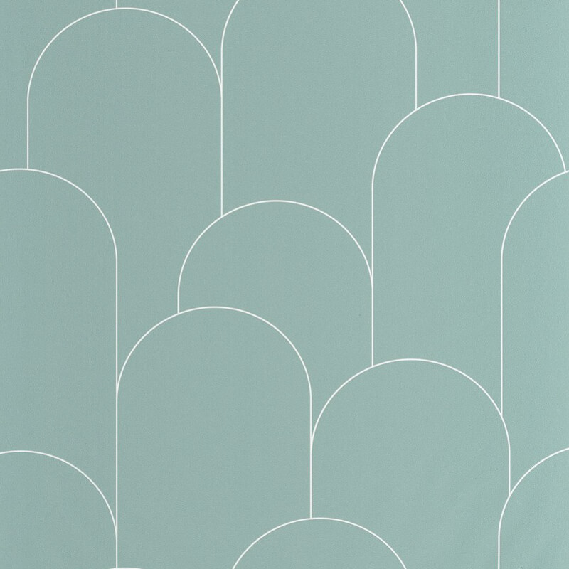 Design taptéa boltív mintával mentazöld 105287000 (Elegance)