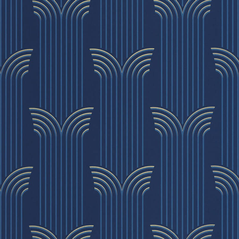Elegáns oszlop mintás tapéta kék  105296020 (Elegance)