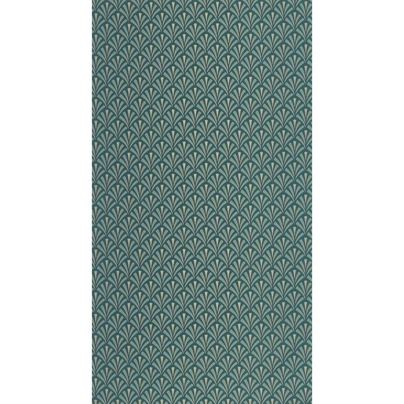 Zöld arany apró mintás art deco tapéta 105306127 (Elegance)