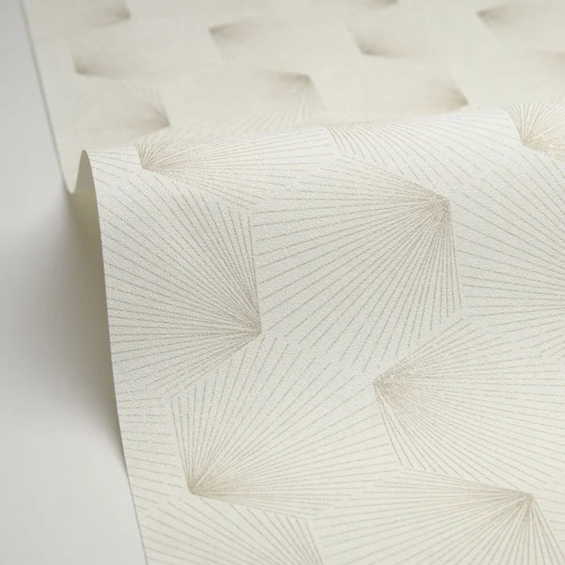 Világos krém  geometriai mintás design tapéta 105520945 (Graphic)