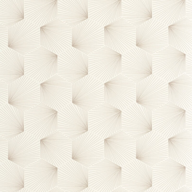 Világos krém  geometriai mintás design tapéta 105520945 (Graphic)