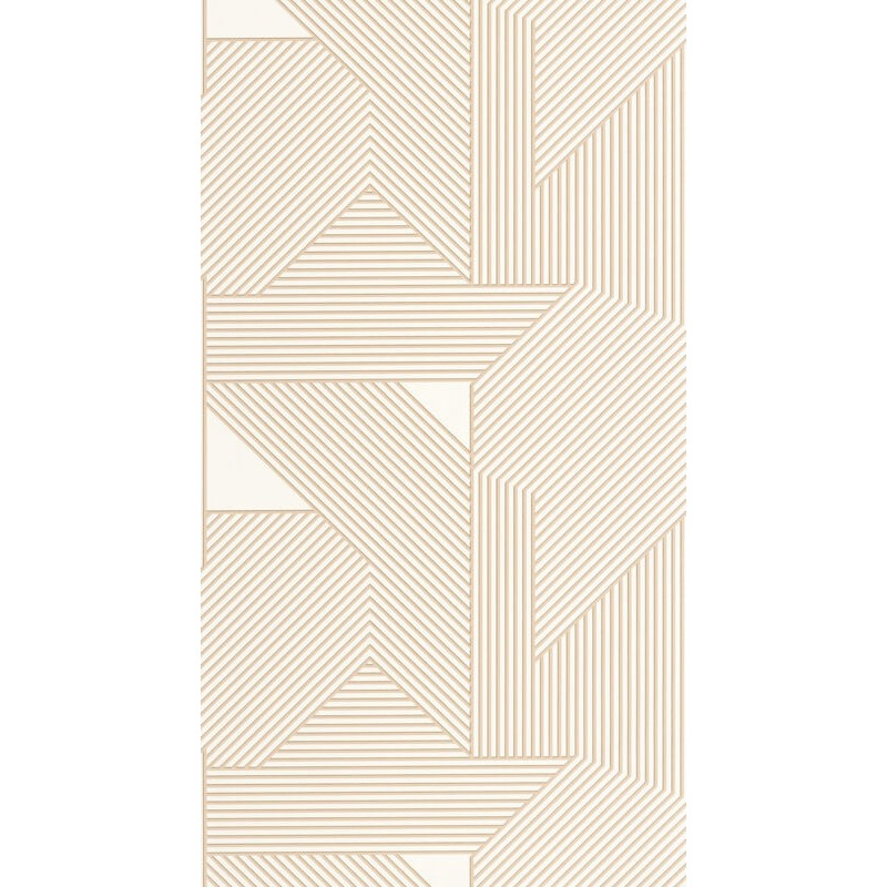 Bézs fehér geometriai mintás design tapéta 105540120 (Graphic)