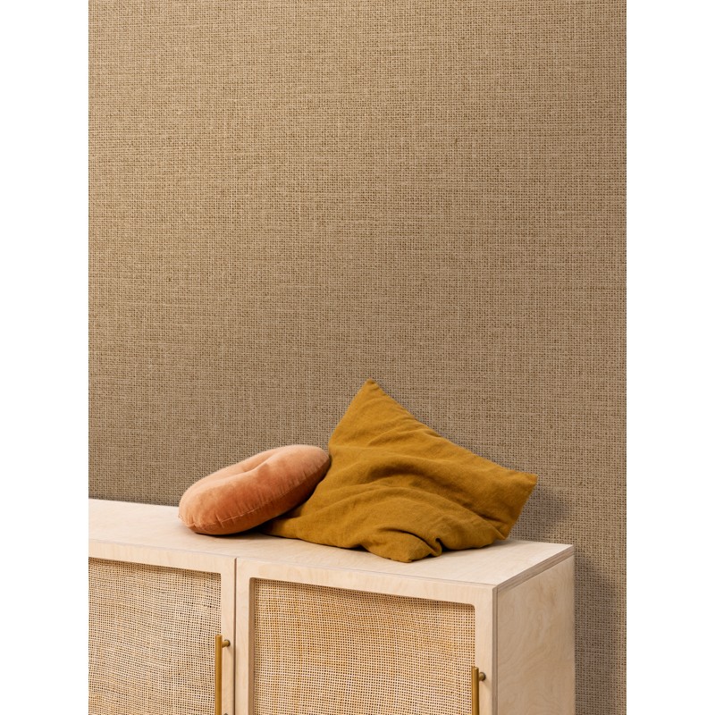 Vászonhatású tapéta barna 104011610 (Jute 2)