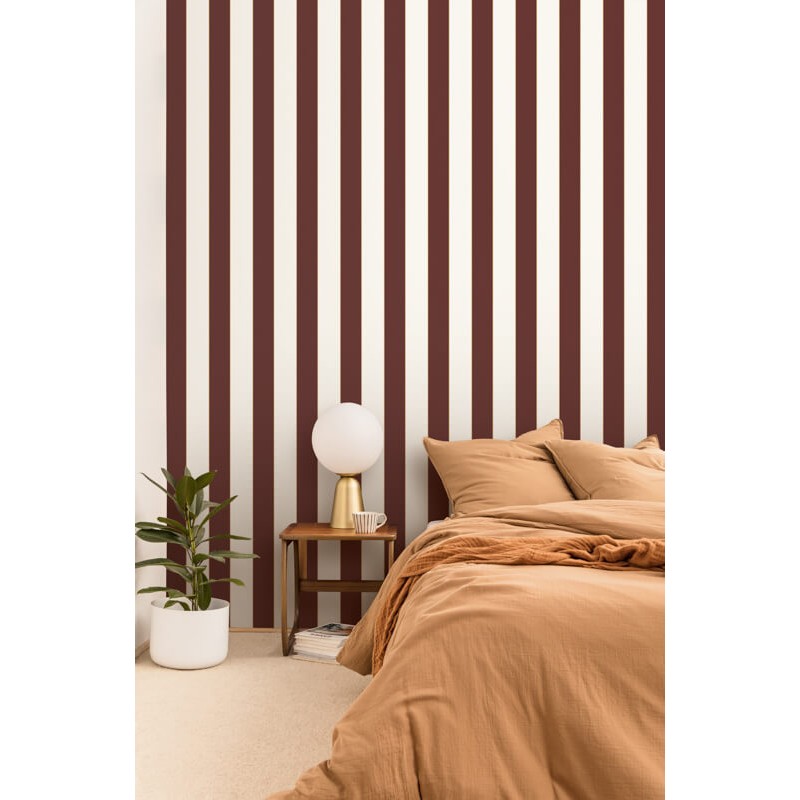 Csíkos tapéta krém zöld 101077144 (Light)