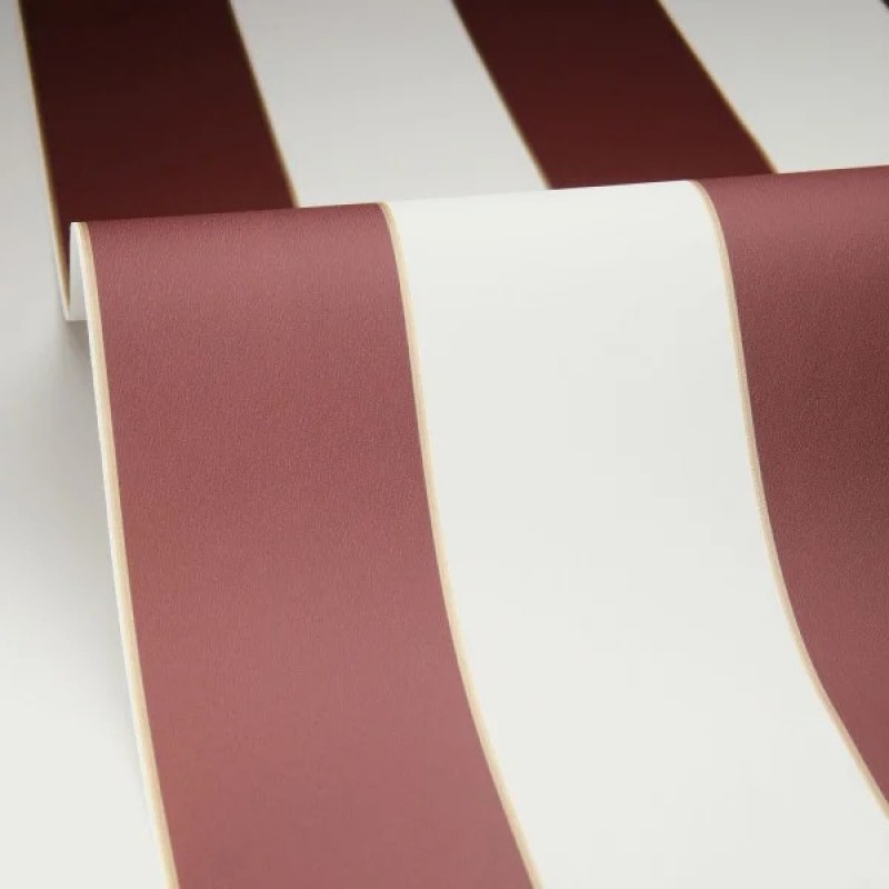 Csíkos tapéta krém bordó 101075050 (Light)