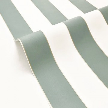 Csíkos tapéta krém zöld 101077144 (Light)