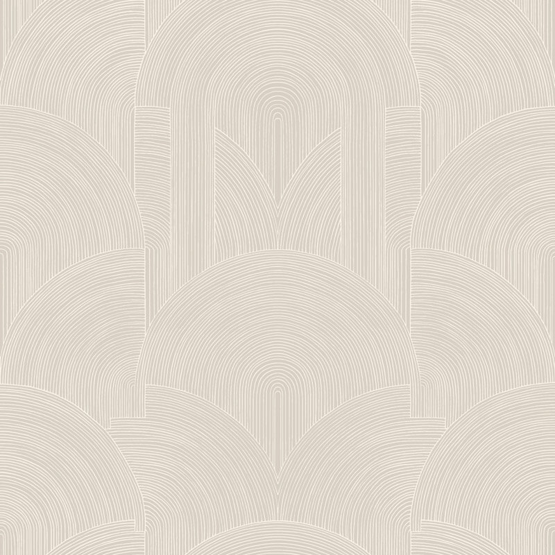 Világos taupe színhatású tapéta boltív mintával 106569090 (Light)