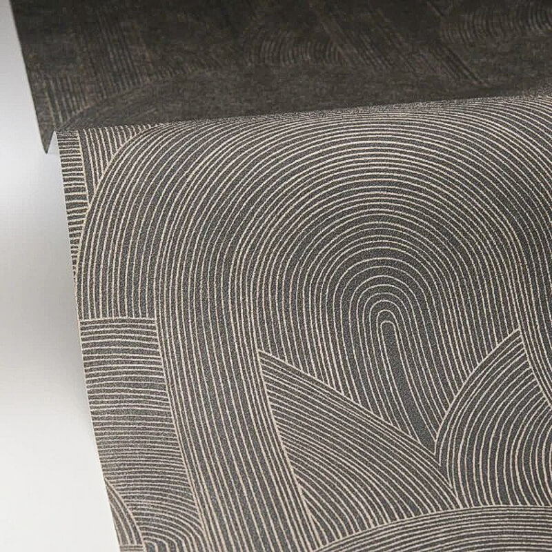 Sötétbarna színhatású tapéta boltív mintával 106569129 (Light)