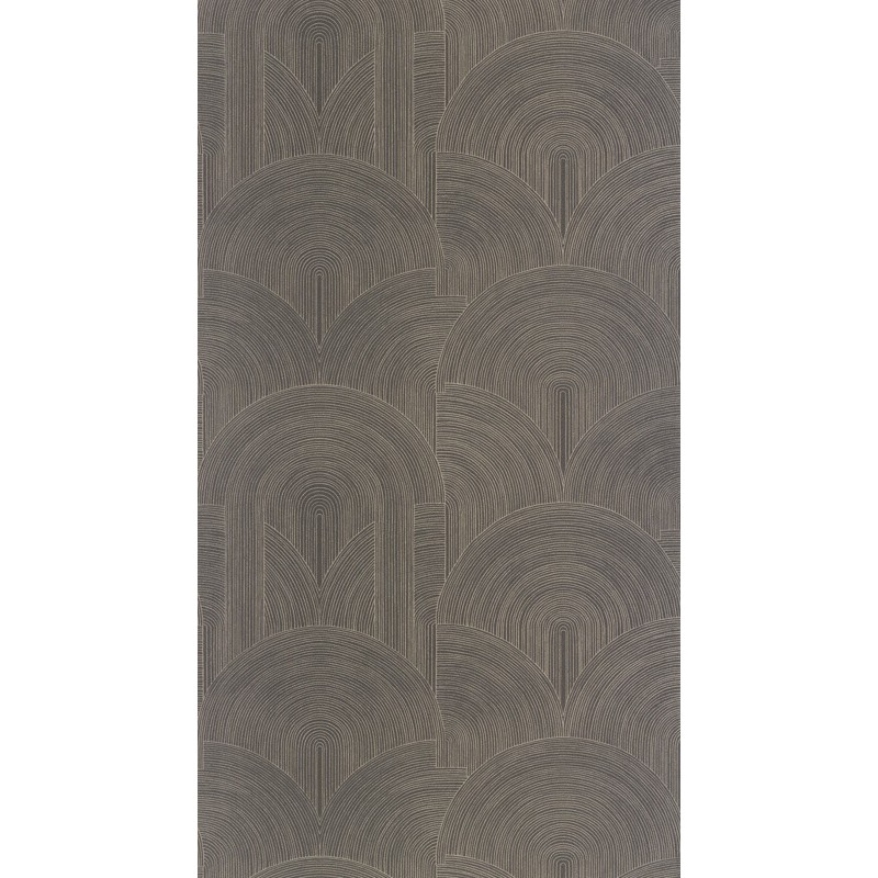 Sötétbarna színhatású tapéta boltív mintával 106569129 (Light)