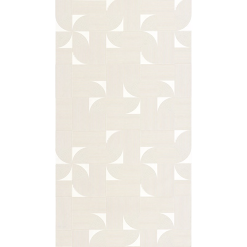 Krém bézs arany színhatású tapéta vonalmintával 106570014 (Light)