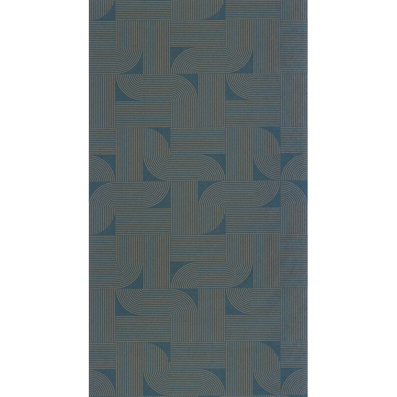 Kék bézs tapéta vonalmintával 106576040 (Light)