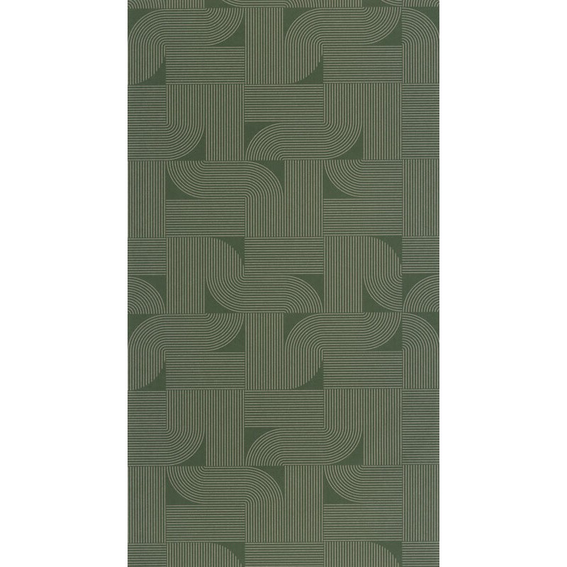 Zöld bézs tapéta vonalmintával 106577023 (Light)