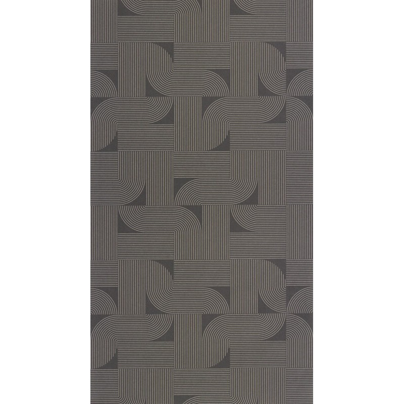 Fekete bézs tapéta vonalmintával 106579021 (Light)