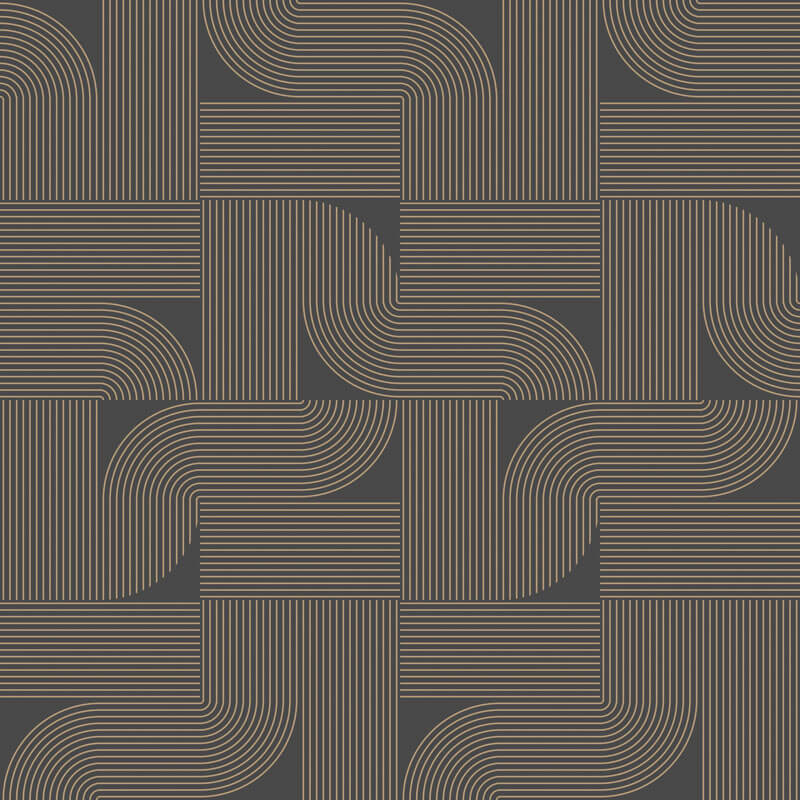 Fekete bézs tapéta vonalmintával 106579021 (Light)