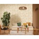 Bézs alapon fehér virágos design tapéta 106601010 (Light)