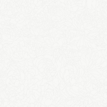 Fehér halványszürke virágos design tapéta 106610017 (Light)
