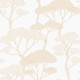 Egzotikus fák fehér alapon bézs tapéta 106620000 (Light)