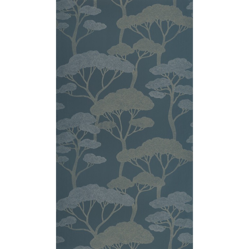 Egzotikus fák kék tapéta 106626010 (Light)