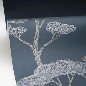 Egzotikus fák kék tapéta 106626010 (Light)