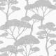 Egzotikus tapéták fehér alapon fekete mintázatú tapéta 106629000 (Light)
