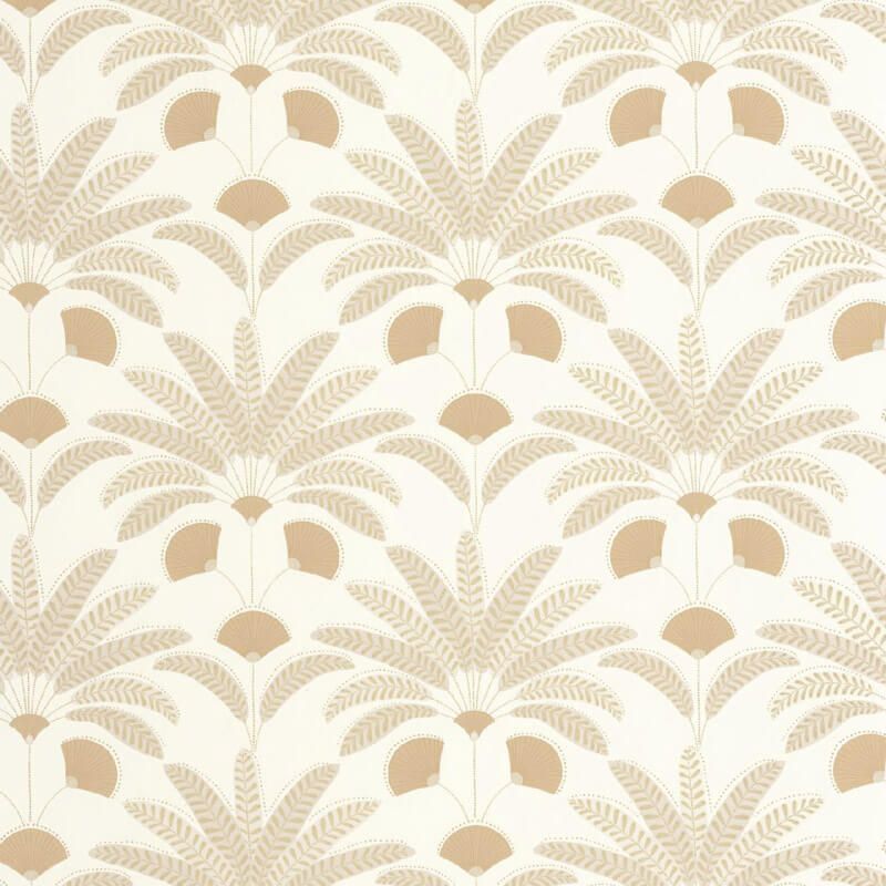 Art Deco design tapéta krém bézs levél mintával 107400103 (Maison)