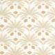 Art Deco design tapéta krém bézs levél mintával 107400103 (Maison)