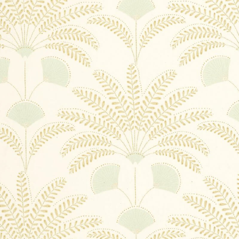 Art Deco design tapéta krém bézs levél mintával 107400414 (Maison)