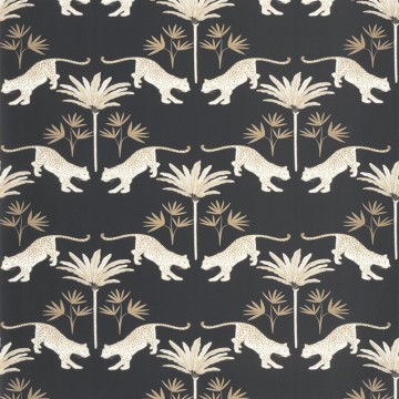 Párduc mintás tapéta fekete fehér arany 104279237 (Moonlight 2)