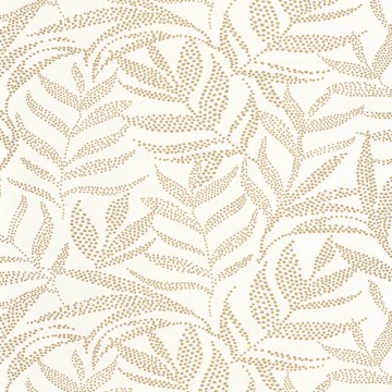 Levél mintás tapéta fehér arany  104300273 (Moonlight 2)