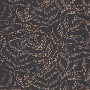 Levél mintás tapéta fekete bronz 104309427 (Moonlight 2)