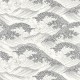 Design tapéta hullám mintával fehér alapon fekete  104360945 (Moonlight 2)