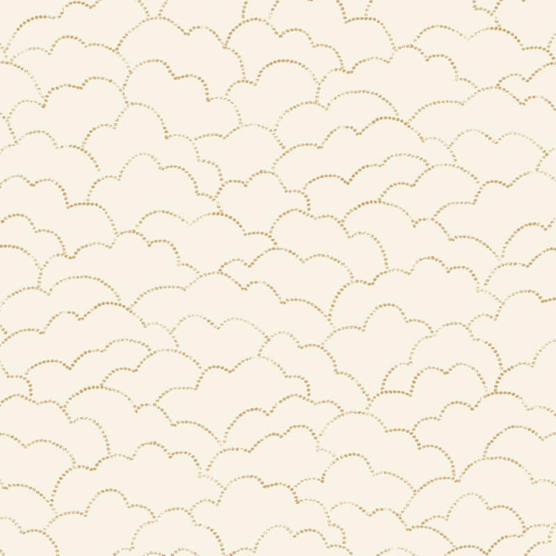 Tapéta fehér alapon arany felhőkkel 104370224 (Moonlight 2)