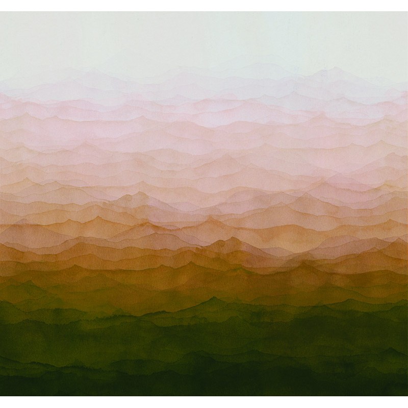 Barna színátmenetes fali poszter DW2035