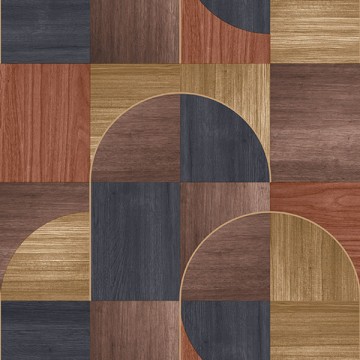 Barna körcikk mintás poszter (1,06 x 2,80 cm) FW4012-5