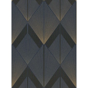 Barna kék rombuszmintás fali poszter (1,06 x 2,80 cm) FW4035-1