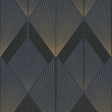 Barna kék rombuszmintás fali poszter (1,06 x 2,80 cm) FW4035-1