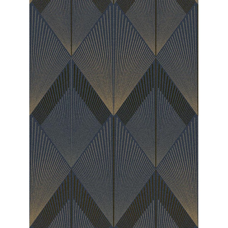 Barna kék rombuszmintás fali poszter (1,06 x 2,80 cm) FW4035-1