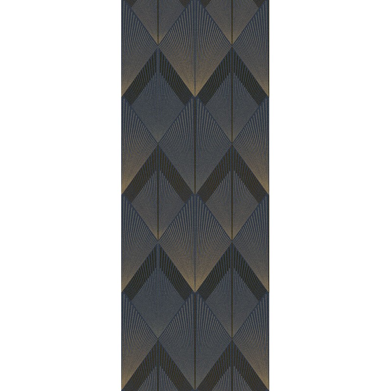 Barna kék rombuszmintás fali poszter (1,06 x 2,80 cm) FW4035-1