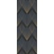 Barna kék rombuszmintás fali poszter (1,06 x 2,80 cm) FW4035-1
