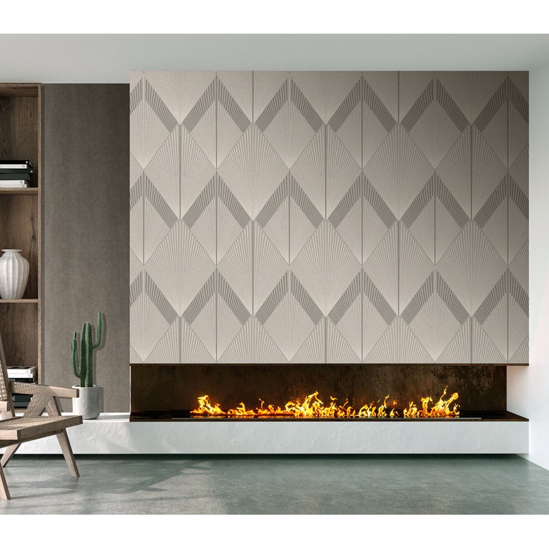 Bézs szürke rombusz mintás fali poszter (1,06 x 2,80 cm) FW4035-5