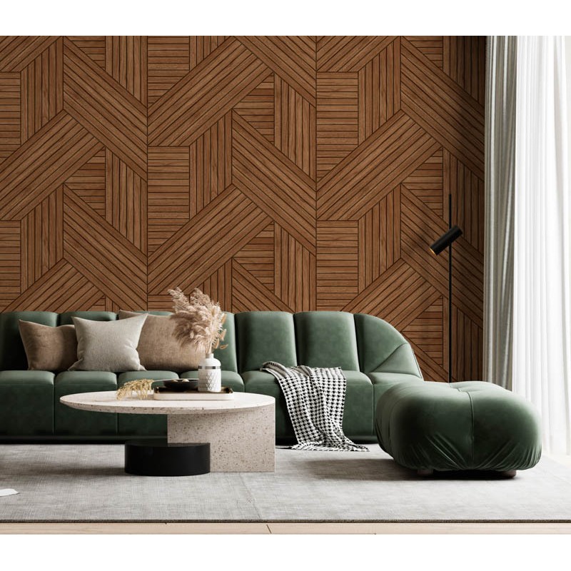 Fa burkolat mintázatú fali poszter barna (2,21 x 2,80 cm) FW4036-4