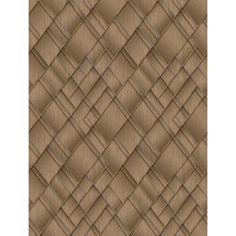Barna rombuszmintás fali poszter (2,21 x 2,80 cm) FW4037-3