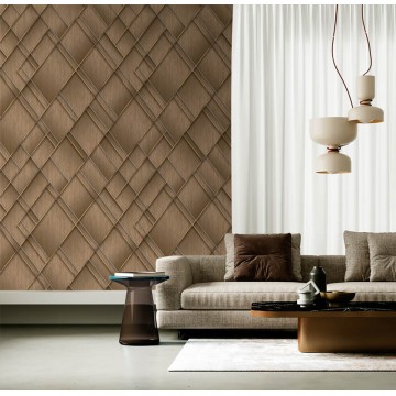 Barna rombuszmintás fali poszter (2,21 x 2,80 cm) FW4037-3