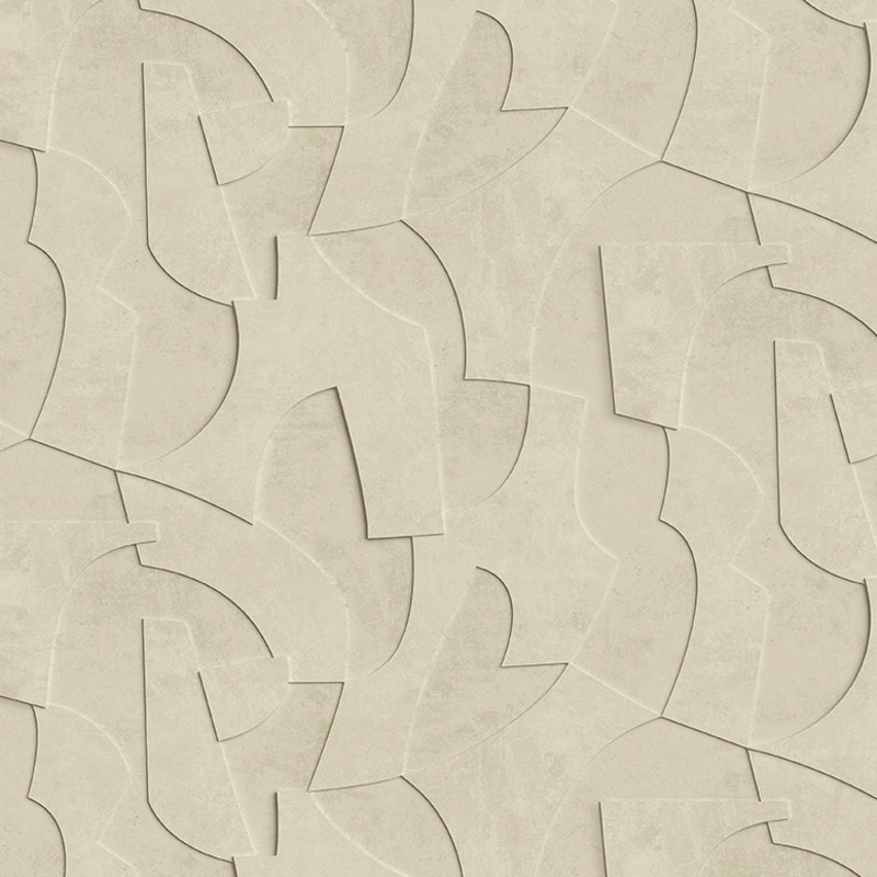 Bézs absztrakt mintás fali poszter (2,21 x 2,80 cm) FW4042-2