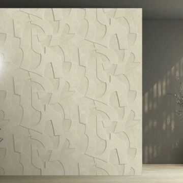 Bézs absztrakt mintás fali poszter (2,21 x 2,80 cm) FW4042-2