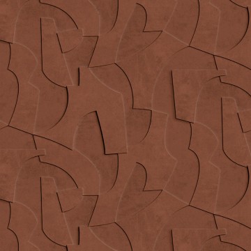 Barna absztrakt fali poszter (2,21 x 2,80 cm) FW4042-4