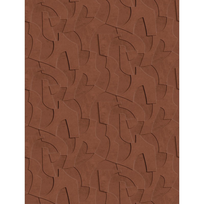 Barna absztrakt fali poszter (2,21 x 2,80 cm) FW4042-4