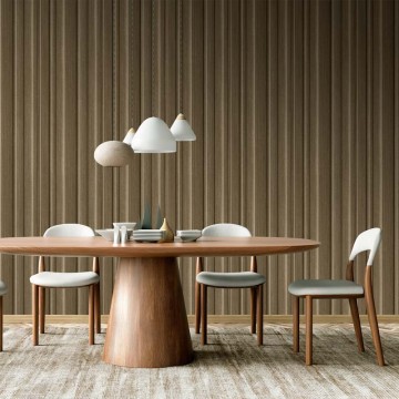 Barna csíkos fali poszter (1,06 x 2,80 cm) FW4043_2