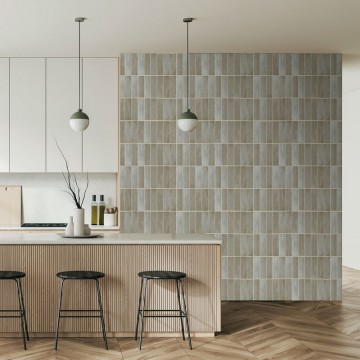 Csempe mintázatú fali poszter szürke (1,59 x 2,80 cm)  FW4045-3